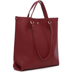 imageMontana West Tote Bag for Women Purses and Handbags Top Handle Satchel Bag Large Shoulder HandbagA Red With Pouch