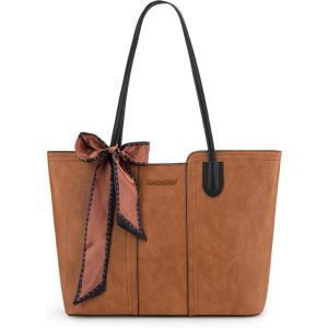 imageMontana West Tote Bags for Women Medium Top Handle Satchel PursesAmber Brown
