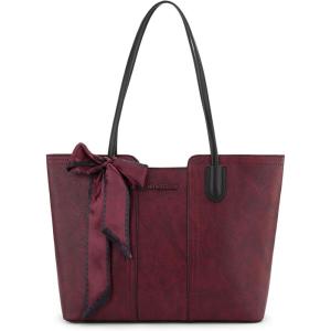 imageMontana West Tote Bags for Women Medium Top Handle Satchel PursesDahila Red