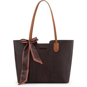 imageMontana West Tote Bags for Women Medium Top Handle Satchel PursesDark Coffee