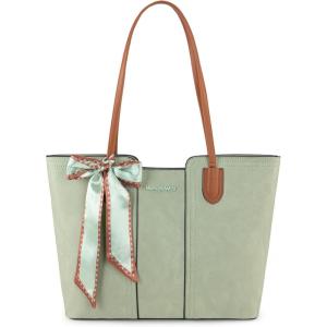 imageMontana West Tote Bags for Women Medium Top Handle Satchel PursesPastel Green