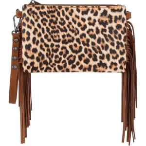 imageMontana West Western Purse for Women Crossbody Bag Wristlet Clutch PurseA3 Leopard Brown