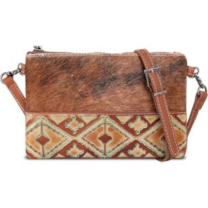 imageMontana West Western Purse for Women Crossbody Bag Wristlet Clutch PurseBrown Embossed Pattern