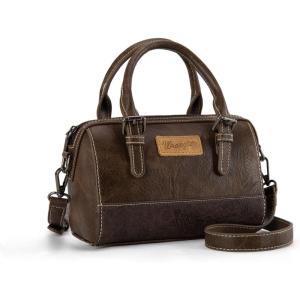 imageWrangler Crossbody Bags for Women Mini Satchel Handbags with StrapEmbossedcoffee