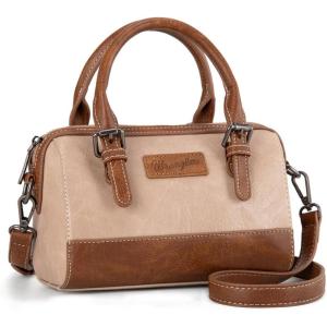 imageWrangler Crossbody Bags for Women Mini Satchel Handbags with StrapVintagebeige