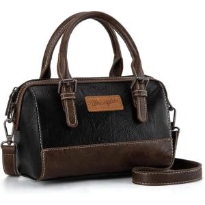 imageWrangler Crossbody Bags for Women Mini Satchel Handbags with StrapVintageblack