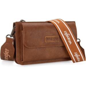 imageWrangler Crossbody Wallet Purse for Women Small Shoulder Handbags with Phone Pocket