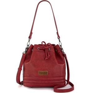 imageWrangler Hobo Bags for Women Designer Aztec Bucket Purses Western Tapestry Shoulder HandbagsTrendymaroon