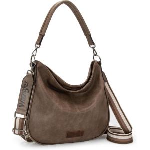 imageWrangler Large Hobo Crossbody Bag for Women Shoulder Purse Handbags with Adjustable StrapCedar Grey