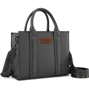 imageWrangler Medium Tote Bag for Women Designer Satchel Handbags Tophandle Purses with StrapAnaturalgrey