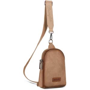 imageWrangler Small Crossbody Sling Bags for Women Fanny Packs Chest Bag for Travel GiftClassicdistressed Khaki