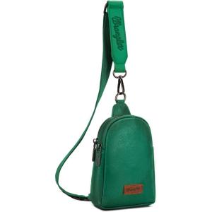 imageWrangler Small Crossbody Sling Bags for Women Fanny Packs Chest Bag for Travel GiftClassicgreen