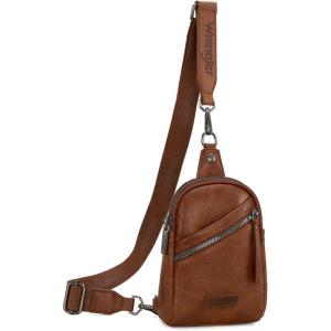 imageWrangler Small Crossbody Sling Bags for Women Fanny Packs Chest Bag for Travel GiftUrbanbrown