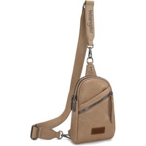 imageWrangler Small Crossbody Sling Bags for Women Fanny Packs Chest Bag for Travel GiftUrbankhaki