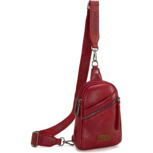 imageWrangler Small Crossbody Sling Bags for Women Fanny Packs Chest Bag for Travel GiftUrbanred