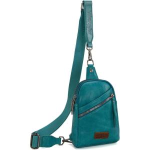 imageWrangler Small Crossbody Sling Bags for Women Fanny Packs Chest Bag for Travel GiftUrbanturquoise