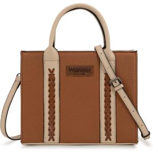 imageWrangler Tote Bags for Women Tophandle Handbags and Purse for Women with Adjustable StrapAbrown