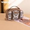 imageMontana West  Wrangler Makeup Bags for Women Portable Aztec Toiletry Bag Southwestern Travel Cosmetic Organizer for Gift WG2203190LCFDblack