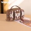 imageMontana West  Wrangler Makeup Bags for Women Portable Aztec Toiletry Bag Southwestern Travel Cosmetic Organizer for Gift WG2203190LCFDlight coffee