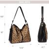 imageMontana West Chic Shoulder Bag Purses For Women Hobo Handbag Leather Tote Leopard Print MBBMWC146LP