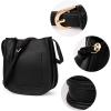 imageMontana West Crossbody Bags for Women Multi Pocket Cross Body Bag Purses with Adjustable StrapBlack