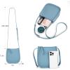 imageMontana West Crossbody Bags for Women Multi Pocket Cross Body Bag Purses with Adjustable StrapJean Blue