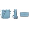 imageMontana West Crossbody Bags for Women Multi Pocket Cross Body Bag Purses with Adjustable StrapJean Blue