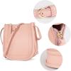 imageMontana West Crossbody Bags for Women Multi Pocket Cross Body Bag Purses with Adjustable StrapPink