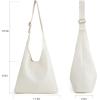 imageMontana West Hobo Bags Purse for Women Ultra Soft Foldable Shoulder Slouchy Handbags with Cosmetic bagClassicbeige