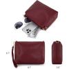 imageMontana West Hobo Bags Purse for Women Ultra Soft Foldable Shoulder Slouchy Handbags with Cosmetic bagClassicburgundy