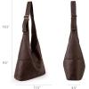 imageMontana West Hobo Bags Purse for Women Ultra Soft Foldable Shoulder Slouchy Handbags with Cosmetic bagClassiccoffee