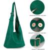 imageMontana West Hobo Bags Purse for Women Ultra Soft Foldable Shoulder Slouchy Handbags with Cosmetic bagClassicdark Green