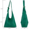 imageMontana West Hobo Bags Purse for Women Ultra Soft Foldable Shoulder Slouchy Handbags with Cosmetic bagClassicdark Green