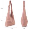 imageMontana West Hobo Bags Purse for Women Ultra Soft Foldable Shoulder Slouchy Handbags with Cosmetic bagClassicpink