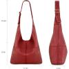 imageMontana West Hobo Bags Purse for Women Ultra Soft Foldable Shoulder Slouchy Handbags with Cosmetic bagClassicred