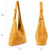 imageMontana West Hobo Bags Purse for Women Ultra Soft Foldable Shoulder Slouchy Handbags with Cosmetic bagClassicyellow