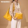 imageMontana West Hobo Bags Purse for Women Ultra Soft Foldable Shoulder Slouchy Handbags with Cosmetic bagClassicyellow
