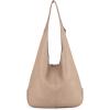 imageMontana West Hobo Bags Purse for Women Ultra Soft Foldable Shoulder Slouchy Handbags with Cosmetic bagElegancekhaki