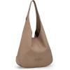 imageMontana West Hobo Bags Purse for Women Ultra Soft Foldable Shoulder Slouchy Handbags with Cosmetic bagElegancekhaki