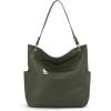 imageMontana West Hobo Purses for Women Soft Top Handle Shoulder Bag with Wallet SetBdark Green