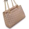 imageMontana West MEDIUM Tote Bag for Women Quilted Chain Handbags Shoulder Purse040gold