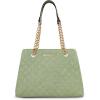 imageMontana West MEDIUM Tote Bag for Women Quilted Chain Handbags Shoulder Purse040light Green