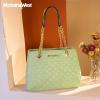 imageMontana West MEDIUM Tote Bag for Women Quilted Chain Handbags Shoulder Purse040light Green