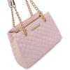 imageMontana West MEDIUM Tote Bag for Women Quilted Chain Handbags Shoulder PurseA Pink