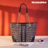 imageMontana West MEDIUM Tote Bag for Women Quilted Chain Handbags Shoulder PurseBlack