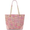imageMontana West MEDIUM Tote Bag for Women Quilted Chain Handbags Shoulder PurseM Pink