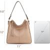 imageMontana West Medium Hobo Bags for Women Top Handle Satchel Shoulder Purse Bucket HandbagGuitar Strapkhaki
