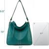 imageMontana West Medium Hobo Bags for Women Top Handle Satchel Shoulder Purse Bucket HandbagGuitar Strapturquoise