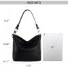 imageMontana West Medium Hobo Bags for Women Top Handle Satchel Shoulder Purse Bucket HandbagSpecialblack