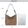 imageMontana West Medium Hobo Bags for Women Top Handle Satchel Shoulder Purse Bucket HandbagSpecialkhaki